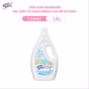Chai 1.6L - Dành Cho Bé Sơ Sinh - Gel Giặt Xả 2In1 - Sạch Sâu Kháng Khuẩn - Khử Mùi Nôn Trớ, Ọc Sữa, Tè Khai-Lưu Hương Phấn Thơm Dịu Nhẹ - Ảnh 2