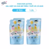 [Combo Túi 1.2L] - Dành Cho Cả Nhà - Gel Giặt Xả 2In1"Lành" - Sạch Sâu Vết Bẩn - Dưỡng Mới Vải - Lưu Hương Tích Hợp Kháng Khuẩn An Toàn Cho Đồ Lót - Ảnh 2