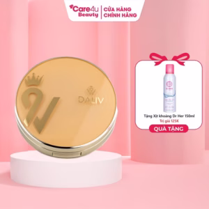 [ Tặng Xịt Khoáng 150 Ml ] Hộp Phấn Phủ Siêu Mịn Kiềm Dầu 20G Daliv