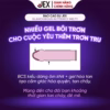 Jex Bao Cao Su Glamourous Butterfly Melty Hộp 10 Bao - Ảnh 8