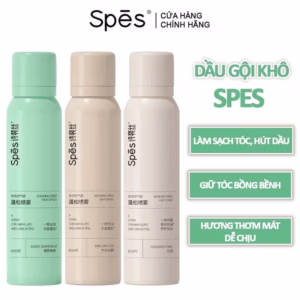 Dầu Gội Khô Spes Dạng Xịt Làm Sạch, Tóc Bồng Bềnh, Không Bết Tóc Spes Washing-Free Hair Spray 200Ml