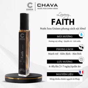 Nước Hoa Unisex Mini Luxury Faith 10Ml Phong Cách Xịt - Chava
