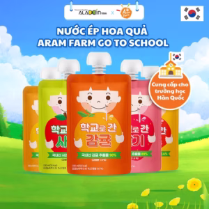 Nước Ép Trái Cây Hữu Cơ Cho Bé 1 Tuổi Aram Farm Bổ Sung Vitamin, Tăng Hấp Thu Dinh Dưỡng, Không Chất Bảo Quản