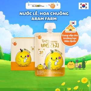 Nước Ép Lê Rễ Hoa Chuông Đen Hữu Cơ Cho Bé 1 Tuổi Aram Farm Giúp Tăng Đề Kháng Hô Hấp, Bổ Sung Vitamin, Không Đườngnước Ép Lê Rễ Hoa Chuông Đen Hữu Cơ Cho Bé 1 Tuổi Aram Farm Giúp Tăng Đề Kháng Hô Hấp, Bổ Sung Vitamin, Không Đường