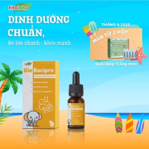 Men Vi Sinh Nhỏ Giọt Bio Bacipro Cho Bé Từ 0 Tháng Tuổi