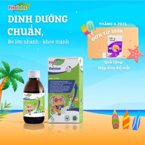 Canxi Hữu Cơ Giúp Xương Răng Chắc Khoẻ Cho Bé Từ 1 Tuổi