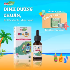 Dha Nhỏ Giọt Thông Minh, Sáng Mắt - Fitolabs Dha-Epa With Vitamin A,E Lọ 20Ml