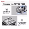 Máy Cạo Râu Povos T000 Thiết Kế Donut Độc Đáo, Nhiều Màu Sắc, Cảm Ứng Chạm, 9000 Vòng/Phút, Sạc Nhanh - Ảnh 9