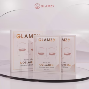 Mặt Nạ Mắt Collagen Glamzy - Săn Chắc, Trẻ Hóa, Làm Mờ Nếp Nhăn, Giảm Thâm Làm Sáng Da, Cấp Ẩm Sâu