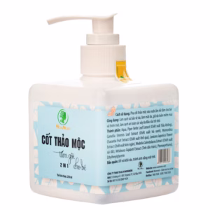 Cốt Thảo Mộc Tắm Và Gội Cho Bé, Chống Rôm Sảy, Dưỡng Da Và Tóc Mềm Mại, Thơm Tho Wonmom 250Ml