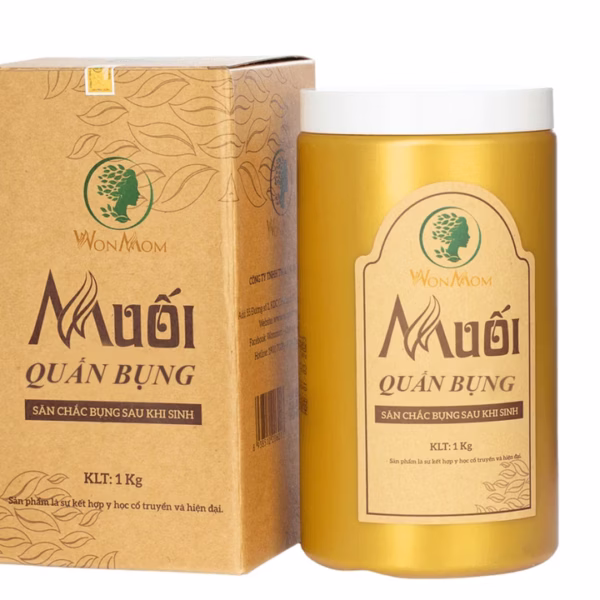 Muối Quấn Bụng Giảm Eo Sau Sinh Wonmom 1000G