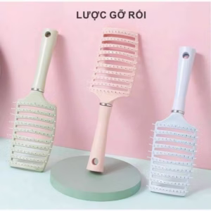Lược Chải Tóc Gỡ Rối Cong Massage Da Đầu