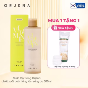 [ Tặng 1 Bông Tẩy Trang ] Nước Tẩy Trang Chiết Xuất Bưởi Hồng Làm Sáng Da 300Ml Orjena