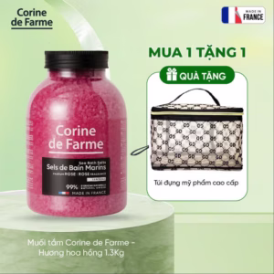 Muối Tắm Hương Hoa Hồng Tẩy Tế Bào Chết Corine De Farme 1.3Kg-Corine De Farme