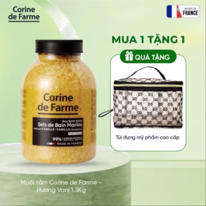 Muối Tắm Nhập Khẩu Pháp Hương Vani Ngọt Ngào 1.3Kg- Corine De Farme