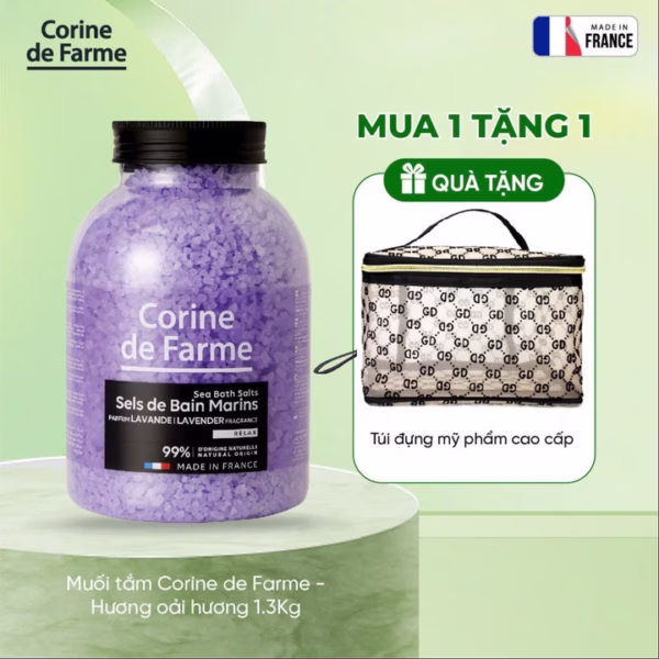 Muối Tắm Hương Oải Hương Thư Giãn Da 1.3Kg- Corine De Farme