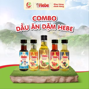 Combo 5 Dầu Óc Chó - Dầu Cá Hồi - Dầu Gấc - Dầu Mè - Nước Mắm 100Ml - 150Ml Hebe