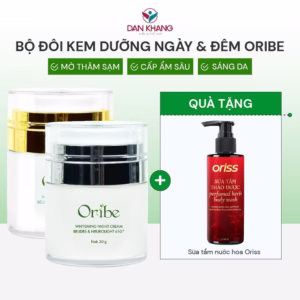 Bộ Đôi Sản Phẩm Dưỡng Trắng Da Ngày Và Đêm Oribe Giúp Dưỡng Ẩm, Trắng Da, Chống Lão Hóa, Mờ Nám - Oribe