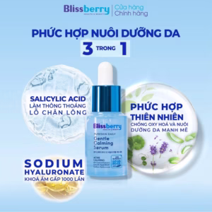 Serum Bha Cấp Ẩm, Kiềm Dầu Blissberry 15Ml