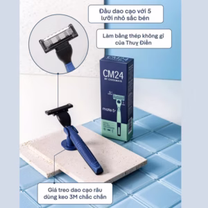 Bộ Dao Cạo Râu Cm24 5 Lưỡi Kèm Móc Treo