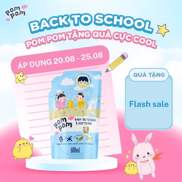 Túi 600Ml- Dành Cho Cả Nhà - Gel Giặt Xả 2In1"Lành"- Sạch Sâu Vết Bẩn - Dưỡng Mới Vải - Lưu Hương Tích Hợp Kháng Khuẩn An Toàn Cho Đồ Lót