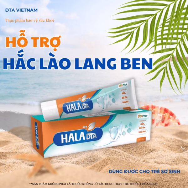 Kem Bôi Hala Hiệu Quả Giảm Ngứa Nhanh Dùng Cho Hắc Lào Lang Ben Zona Herpes - Tâm An Pharma