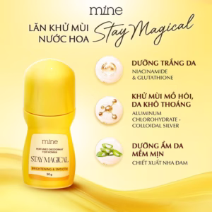 Lăn Khử Mùi Nữ Hương Nước Hoa Mine Stay Magical 50G