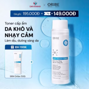 Toner Cấp Ẩm Phục Hồi Da Oribe Soft Touch Toner - Nước Hoa Hồng Sáng Da Se Khít Lỗ Chân Lông 150Ml