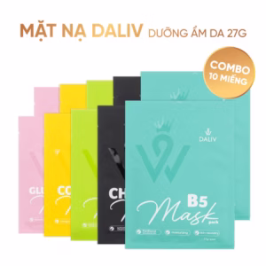 Combo 10 Tặng 2 Mặt Nạ Dưỡng Da Các Loại Daliv Hàn Quốc 27G