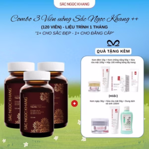 Combo 03 Viên Uống Snk++ 120 Viên [3H/120 Viên - Liệu Trình 3 Tháng]