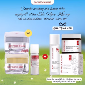 Combo Kem Ngày + Đêm [30G] + Serum Vitamin C [30Ml]