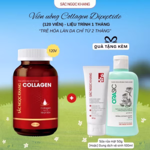 Viên Uống Collagen Dipeptide [120 Viên - Liệu Trình 1 Tháng]