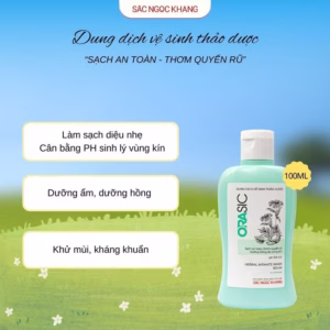 Dung Dịch Vệ Sinh Thảo Dược Orasic [100Ml]