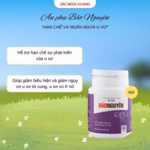 An Phụ Bảo Nguyên - Hỗ Trợ Hạn Chế Sự Phát Triển Của U Xơ [60 Viên]
