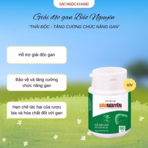 Giải Độc Gan Bảo Nguyên - Hỗ Trợ Thải Độc Gan Bằng Thảo Dược [60 Viên]