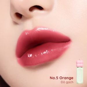 M.O.I- Son Tint Bóng Liptint Gummy No.05 Orange- Đỏ Gạch