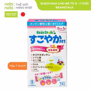 Sữa Thanh Công Thức Bean Stalk Sukoyaka M1 Cho Trẻ Từ 0 – 1 Tuổi (Beanstalk)