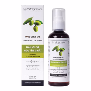 Dầu Oliu Extra Virgin Nguyên Chất Làm Đẹp Dưỡng Da, Dưỡng Tóc, Dưỡng Môi - Milaganics