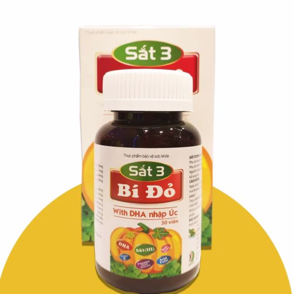 Viên Bổ Sung Sắt 3 Bí Đỏ - Frize