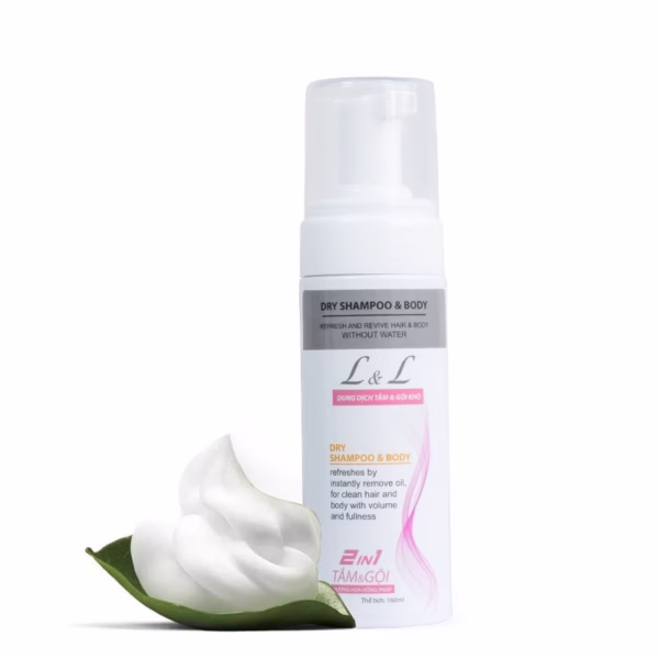 Sữa Tắm Gội Khô L&L 160Ml