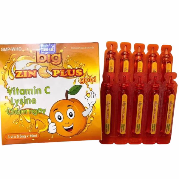 Siro Big Zinc Plus Gold - Uni Pharma
