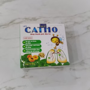 Siro Giúp Thanh Phế, Dịu Ho Catho (Hộp 10 Ống) - Uni Pharma