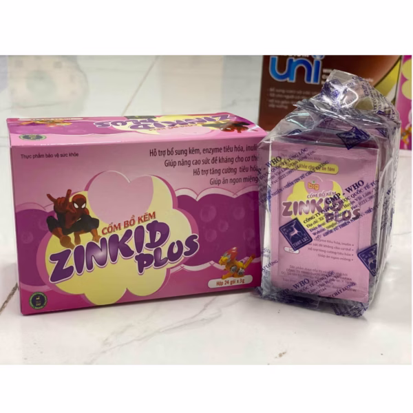 Cốm Bổ Kẽm Zinkid Plus - Unipharma