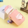 Bình Nước 600Ml Cho Bé Kèm Dây Đeo Tiện Lợi, Tặng Kèm Sticker 2D, 3D Xinh Xắn - Bh Kids - Ảnh 2