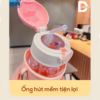 Bình Nước 600Ml Cho Bé Kèm Dây Đeo Tiện Lợi, Tặng Kèm Sticker 2D, 3D Xinh Xắn - Bh Kids - Ảnh 3