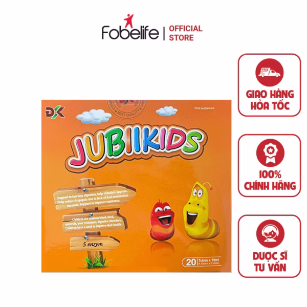 Ống Uống Chống Suy Dinh Dưỡng, Tăng Cường Sức Khỏe, Hỗ Trợ Tiêu Hóa Cho Trẻ Jubiikids - Fobelife