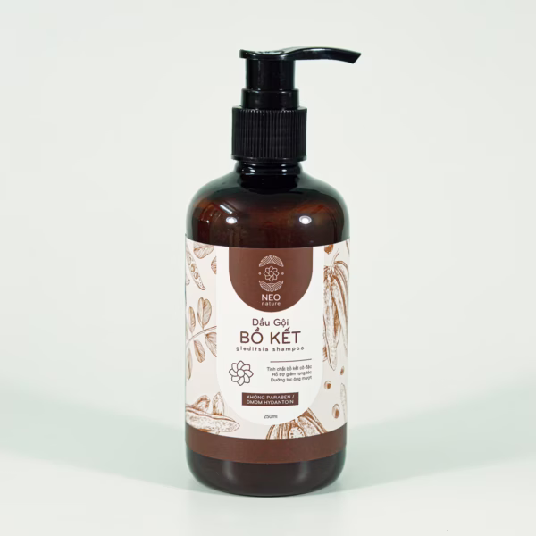 Dầu Gội Bồ Kết Giảm Gãy Rụng, Dưỡng Tóc Óng Mượt 250Ml - Neo Nature - Ảnh 3