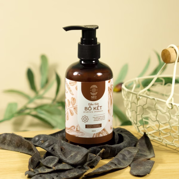 Dầu Gội Bồ Kết Giảm Gãy Rụng, Dưỡng Tóc Óng Mượt 250Ml - Neo Nature - Ảnh 4