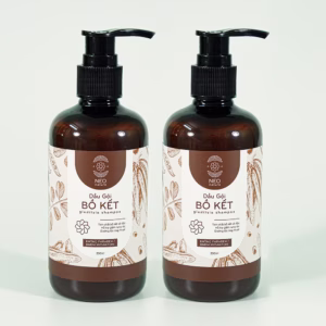 Combo 2 Chai Dầu Gội Bồ Kết Giảm Gãy Rụng, Dưỡng Tóc Óng Mượt 250Ml - Neo Nature