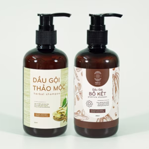 Bộ Đôi Dầu Gội Thảo Mộc & Dầu Gội Bồ Kết - Neo Nature